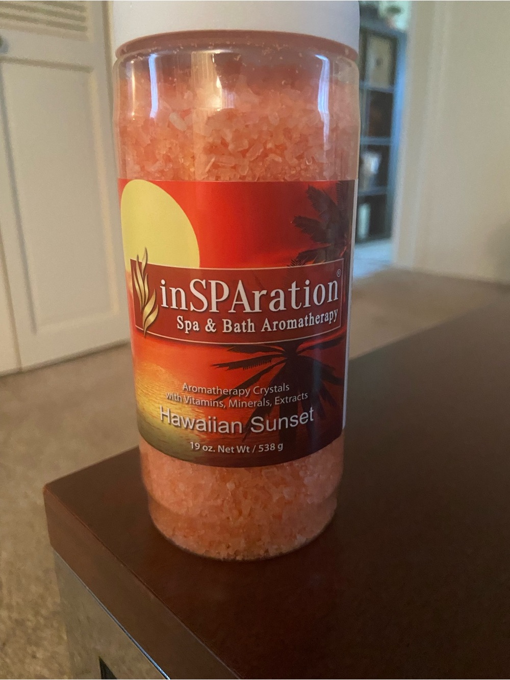 Hawaiian Sunset Aromatherapy Bath Crystals - Orange
